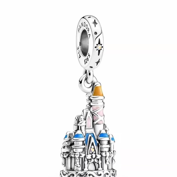 Pandora Jewelry - Disney Pandora Charm Walt Disney World 50th Anniversary Castle Silver Charm #36